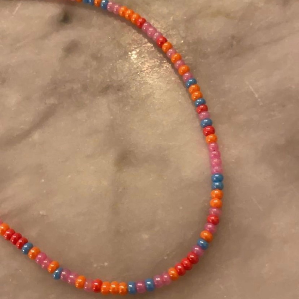 RAINBOW BEADED NECKLACE